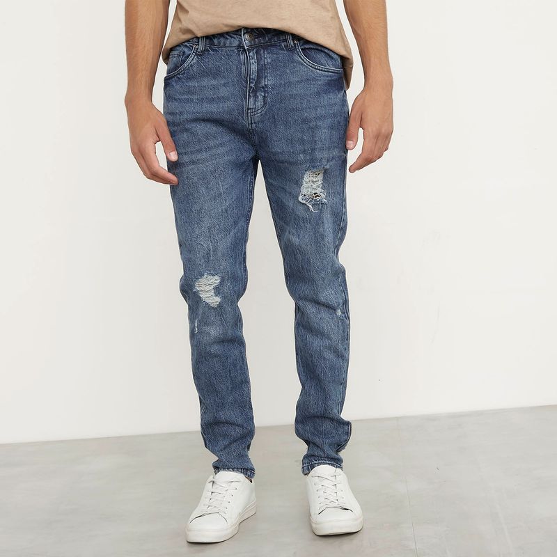 BEARCLIFF - Bearcliff Jeans Carrot Fit Hombre