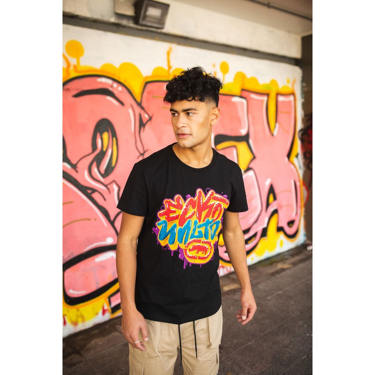 ECKO - Ecko Polera Manga Corta Algodón Hombre