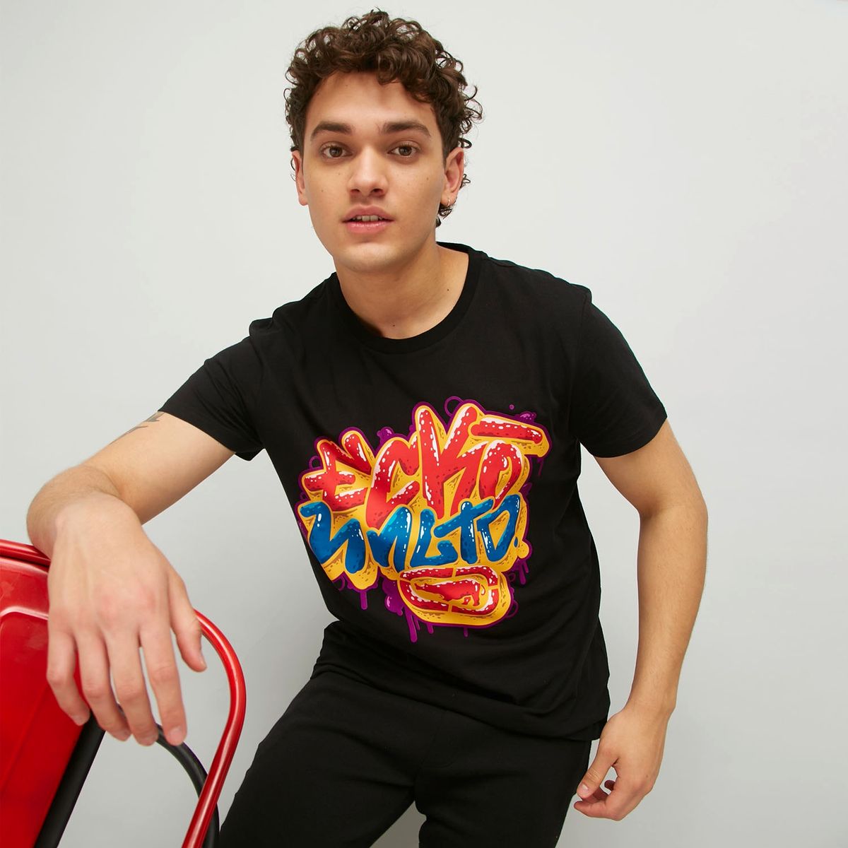 ECKO - Ecko Polera Manga Corta Algodón Hombre