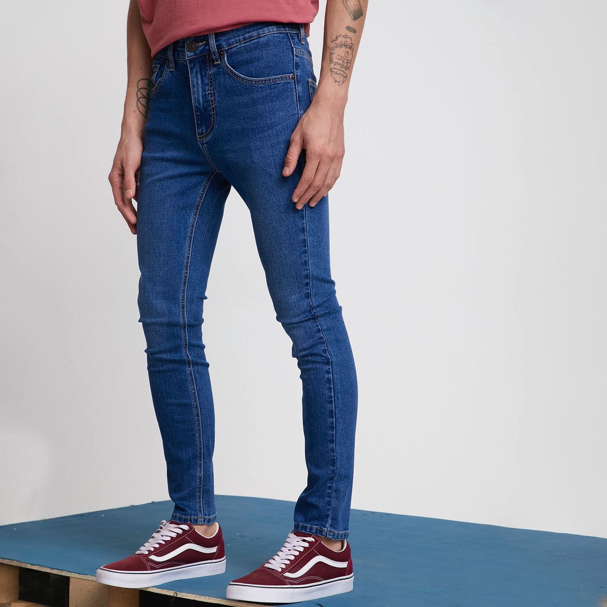 AMERICANINO - Jeans Spray On Fit Hombre Americanino