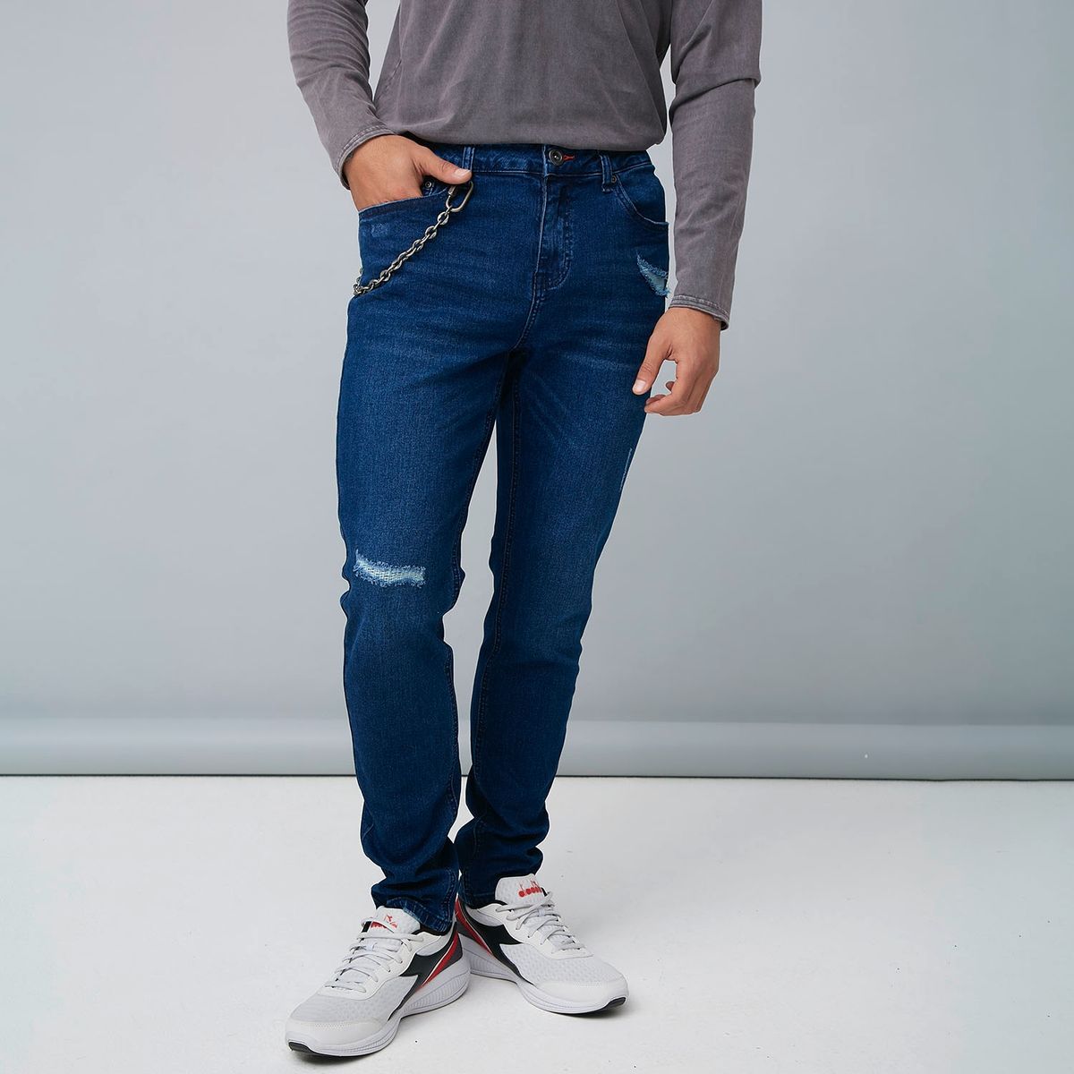 MOSSIMO - Jeans Skinny Fit Hombre Mossimo