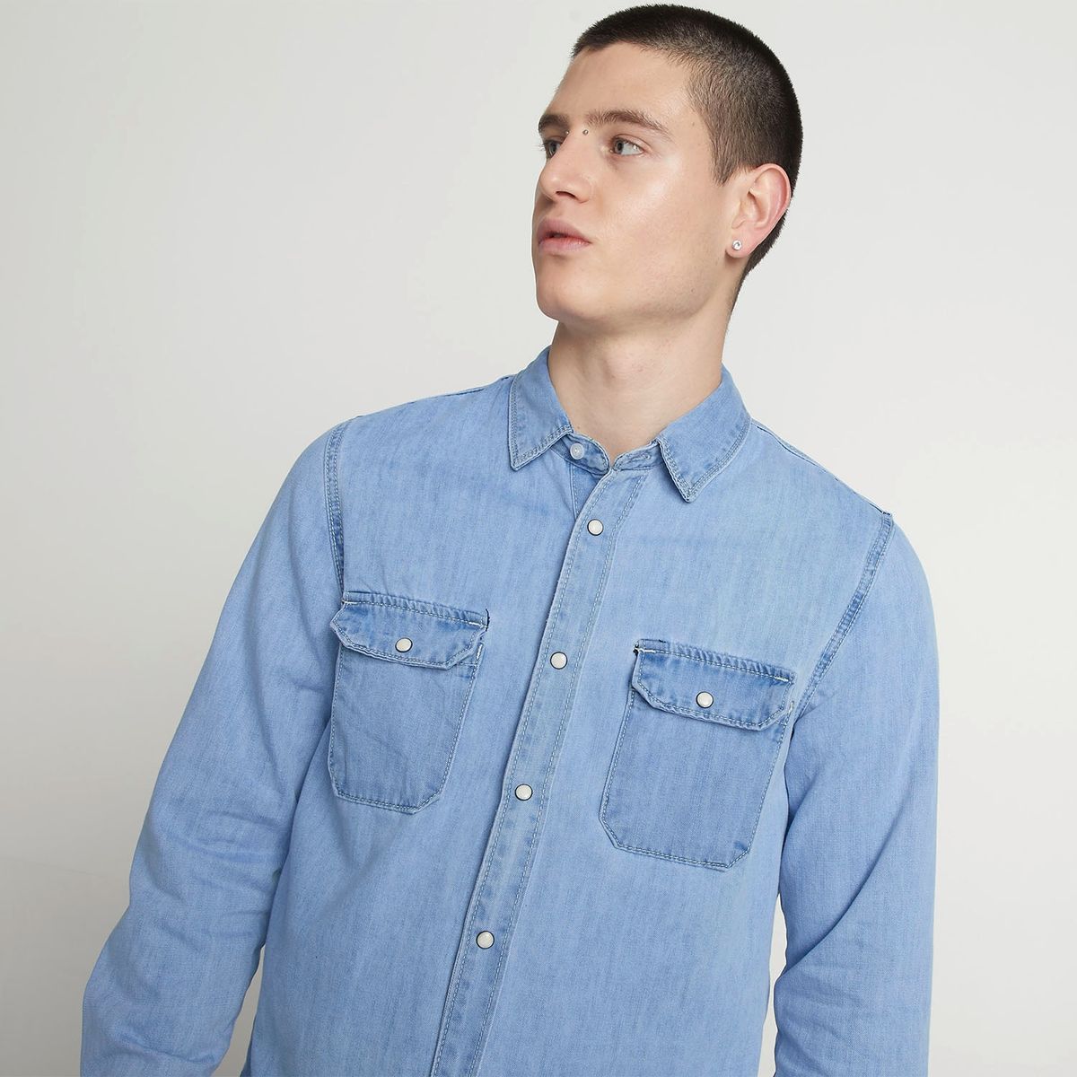 AMERICANINO - Americanino Camisa Denim Manga Larga Hombre