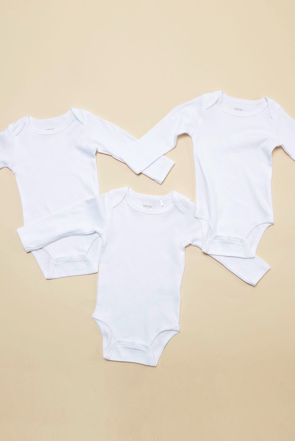YAMP - Pack de 3 Bodys Manga Larga Yamp Algodón Unisex Bebé