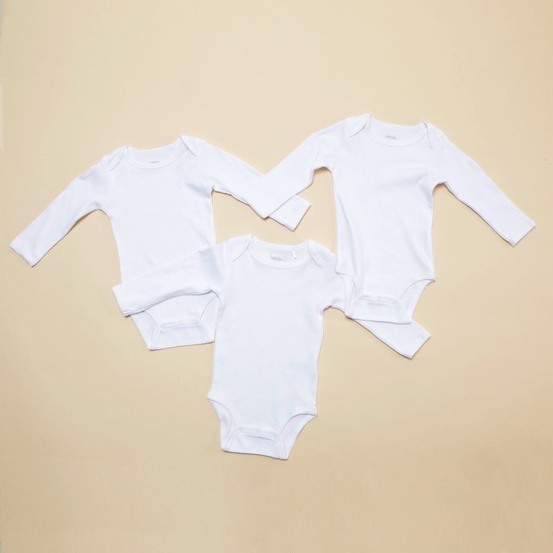 YAMP - Pack de 3 Bodys Manga Larga Yamp Algodón Unisex Bebé