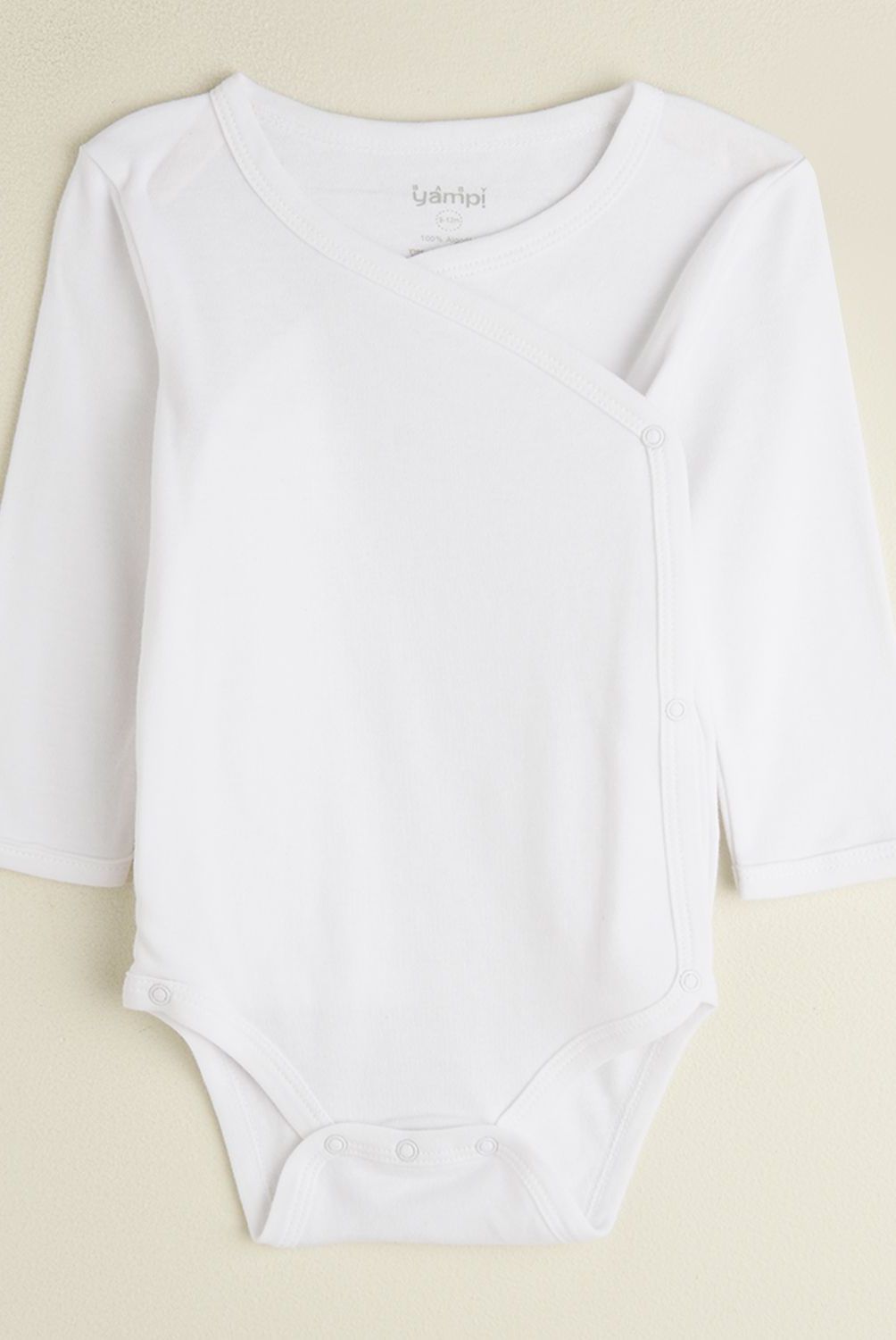 YAMP - Body Pack Yamp 3 Unidades Algodón Manga Larga Unisex Bebé
