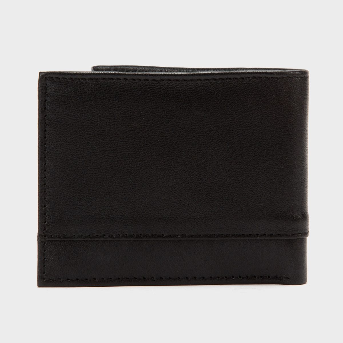 BASEMENT - Billetera Cuero Negro Hombre Basement