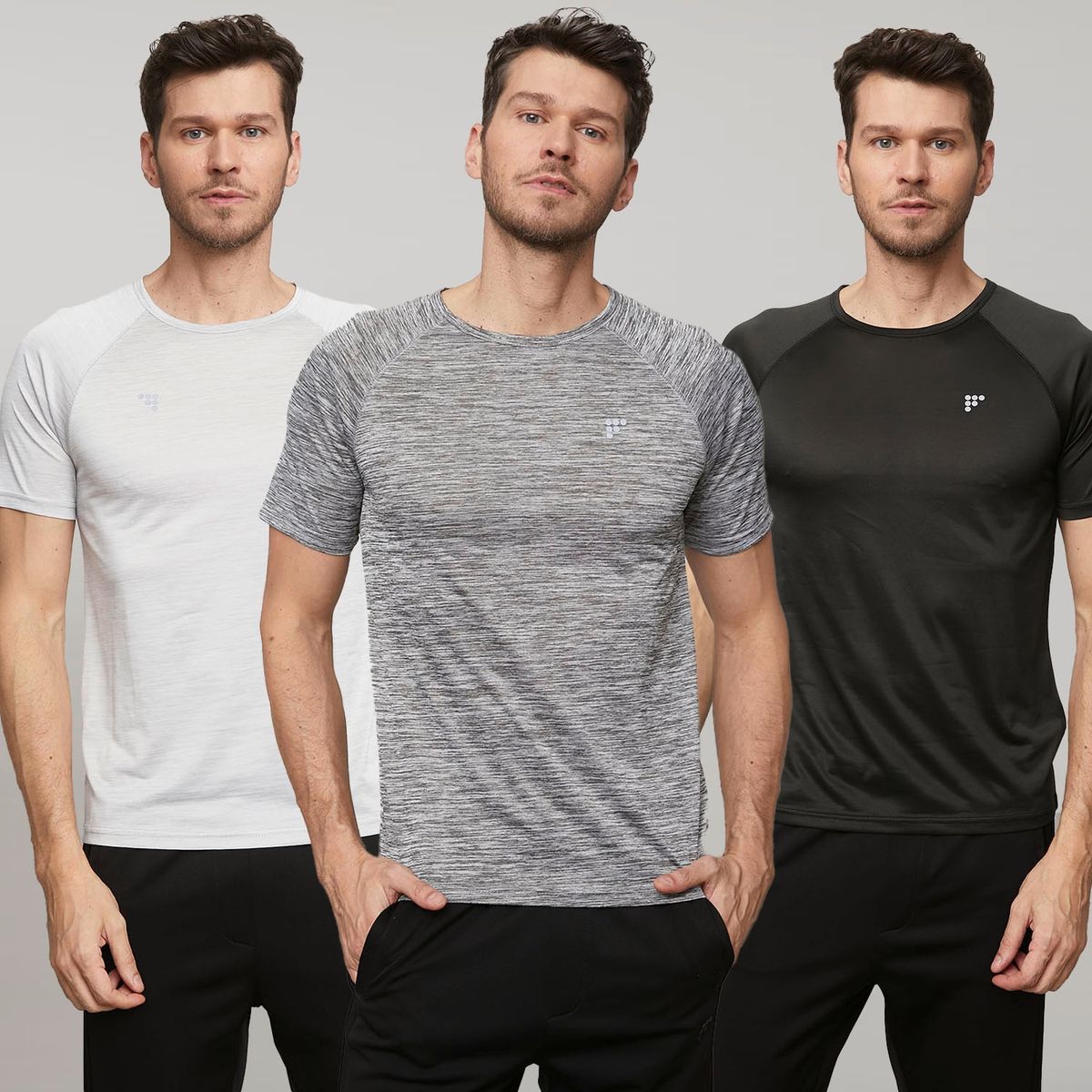 FRATTA - Pack 3 Poleras Deportivas Hombre