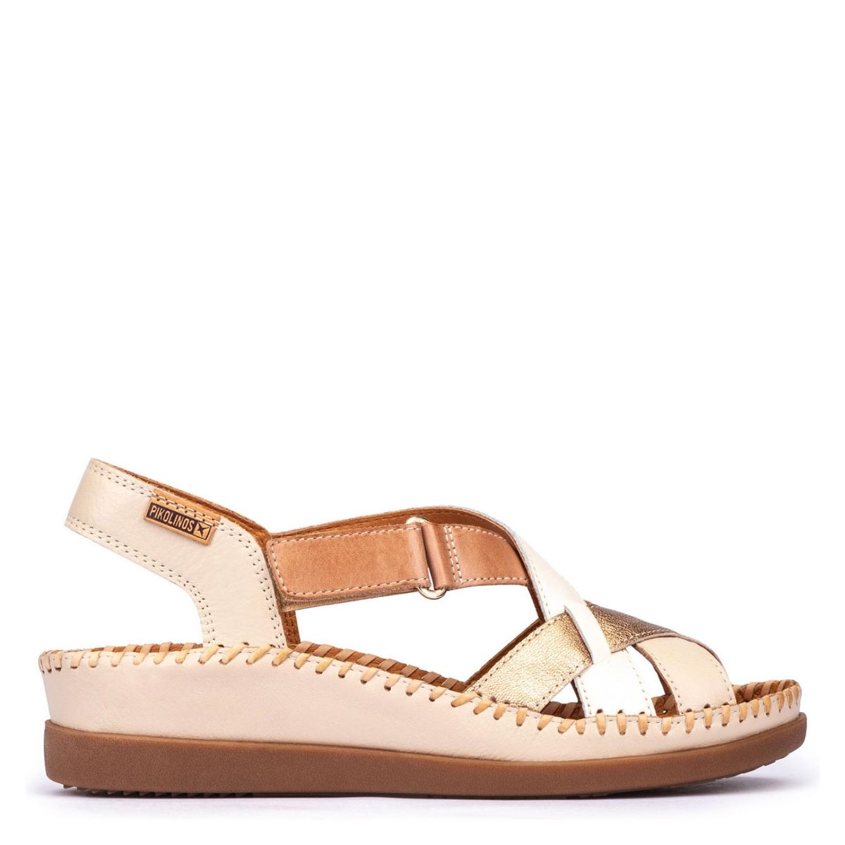 PIKOLINOS - Sandalia Mujer Cuero Café Pikolinos