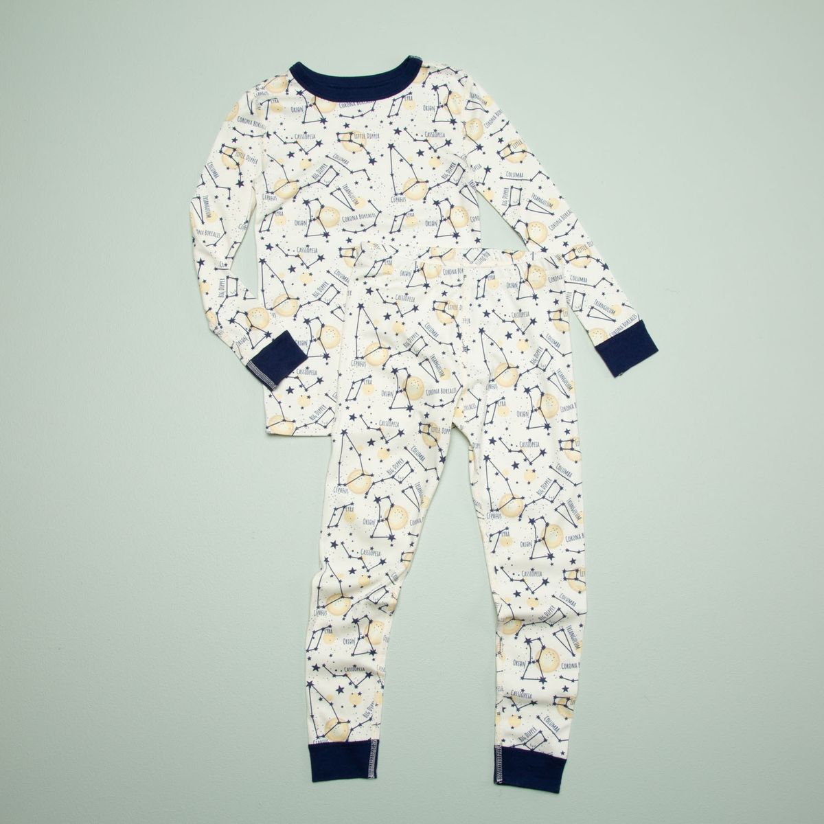 FAL - Pijama Algodón Pima Manga Larga 2 Piezas Unisex Fal