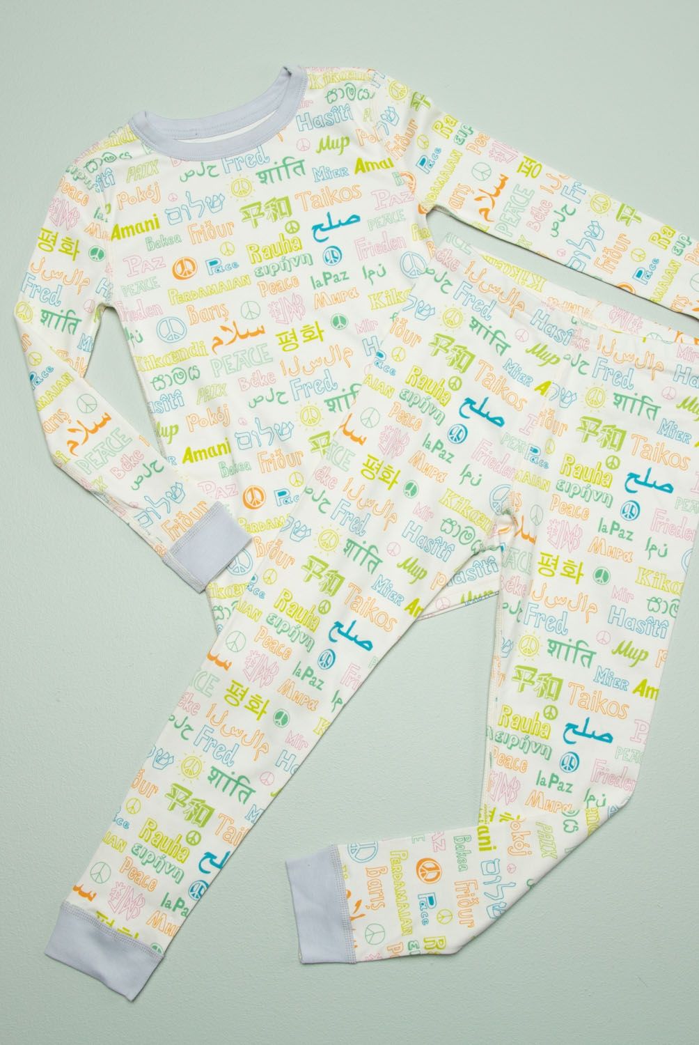 FAL - Pijama Algodón Pima Manga Larga 2 Piezas Unisex Fal