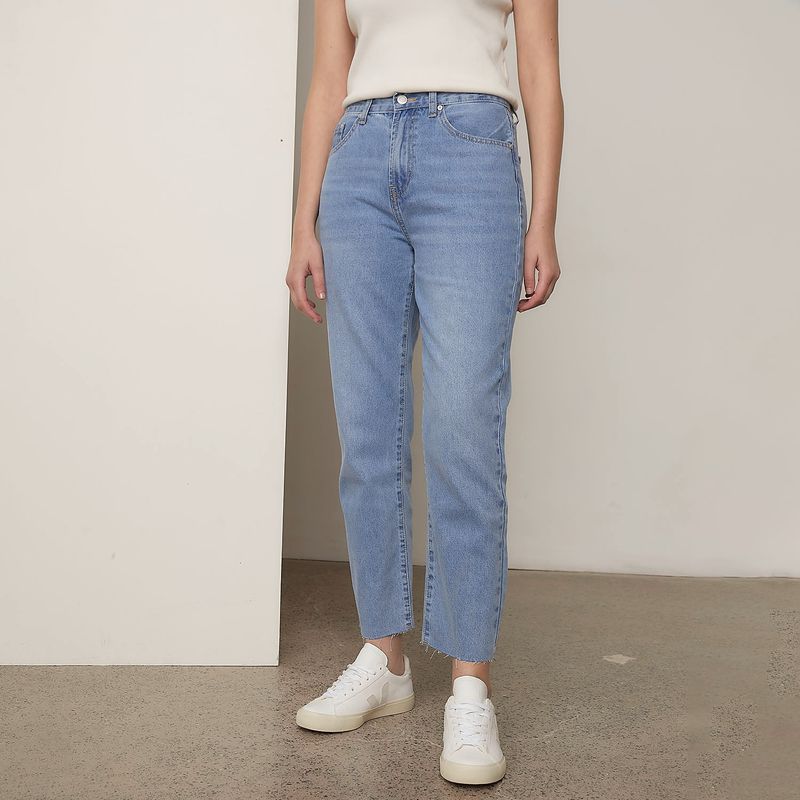 BASEMENT - Jeans Slim Tiro Alto Mujer Basement
