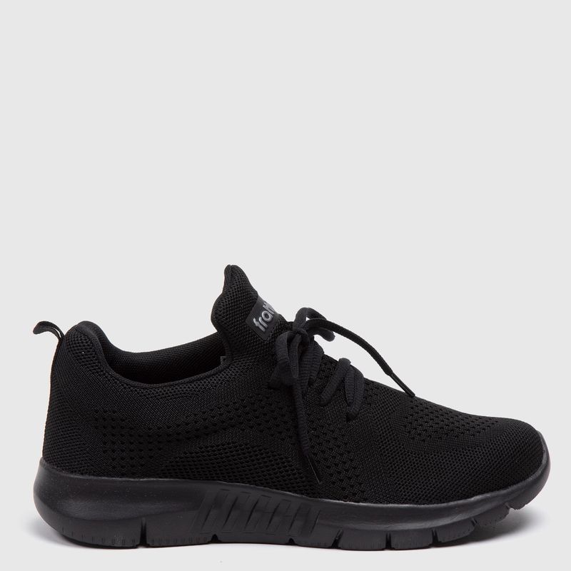 FRATTA - Zapatilla Running Mujer Negro Fratta