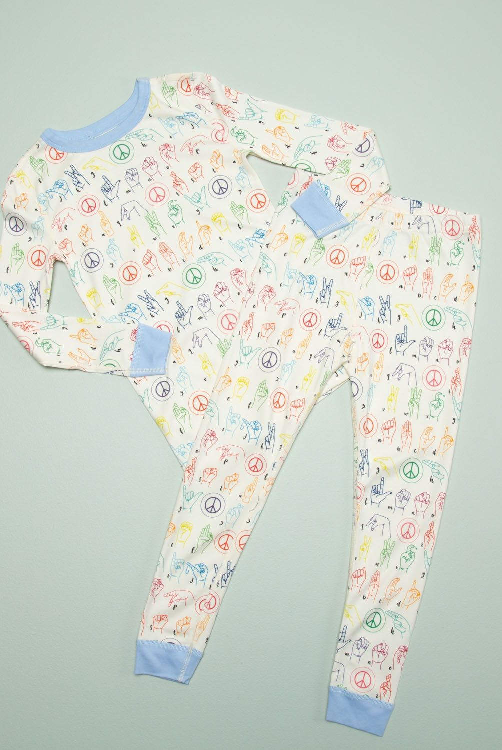 FAL - Pijama Algodón Pima Manga Larga 2 Piezas Unisex Fal