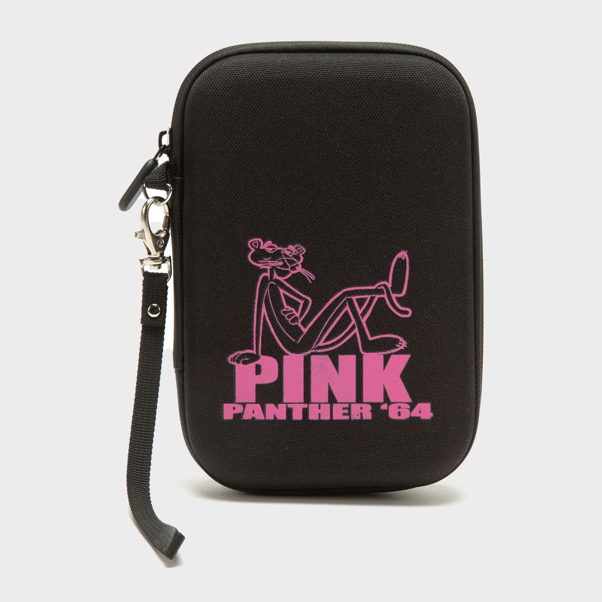 PINK PANTHER - Estuche Negro Organizador De Cables Electrónicos Mujer Pink Panther