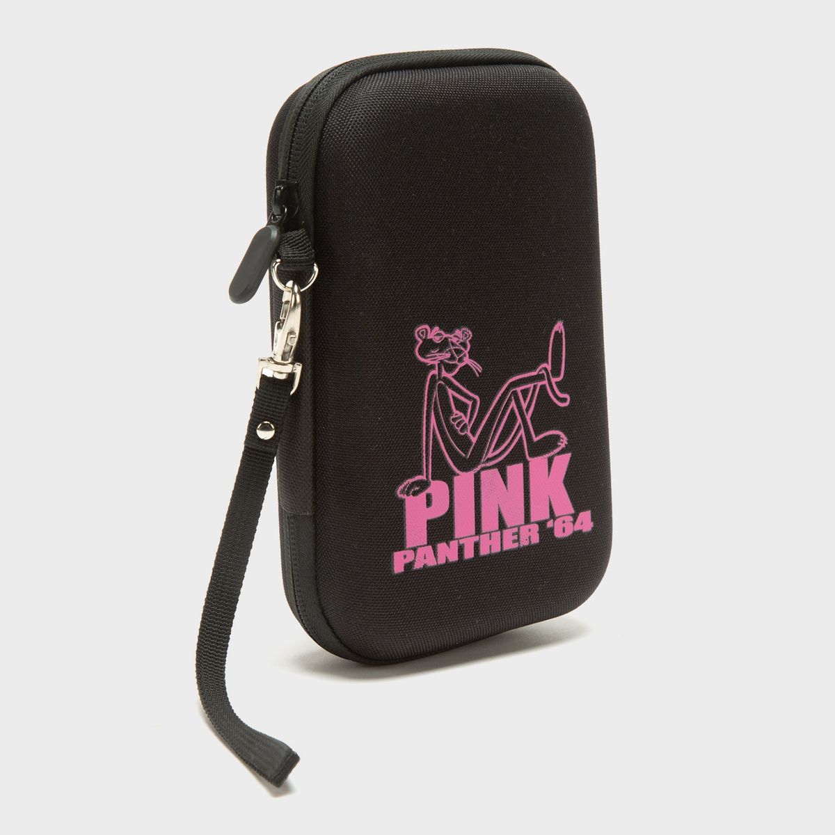 PINK PANTHER - Estuche Negro Organizador De Cables Electrónicos Mujer Pink Panther