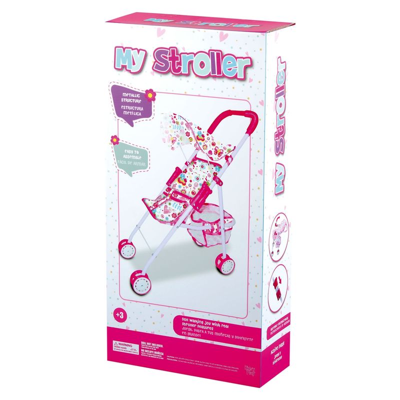 JIACHENG - Coche Para Muñeca Rosado Jiacheng