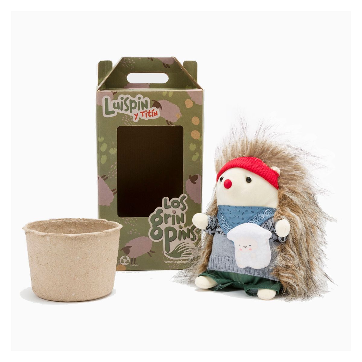 GRINPINS - Grinpins Peluche Grinpin Luispin Y Titin 20Cms