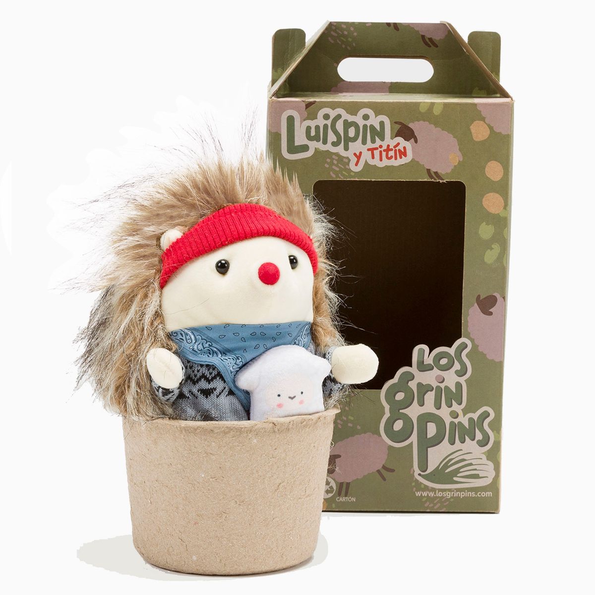 GRINPINS - Grinpins Peluche Grinpin Luispin Y Titin 20Cms