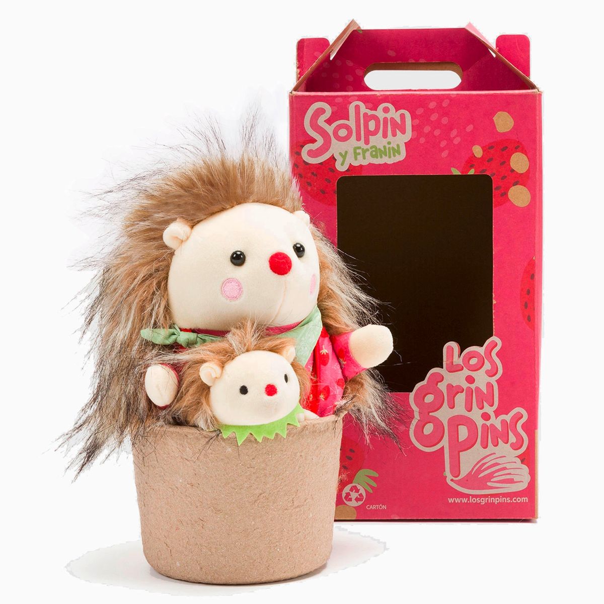 GRINPINS - Peluche Grinpin Solpin Y Franin 20Cms Grinpins