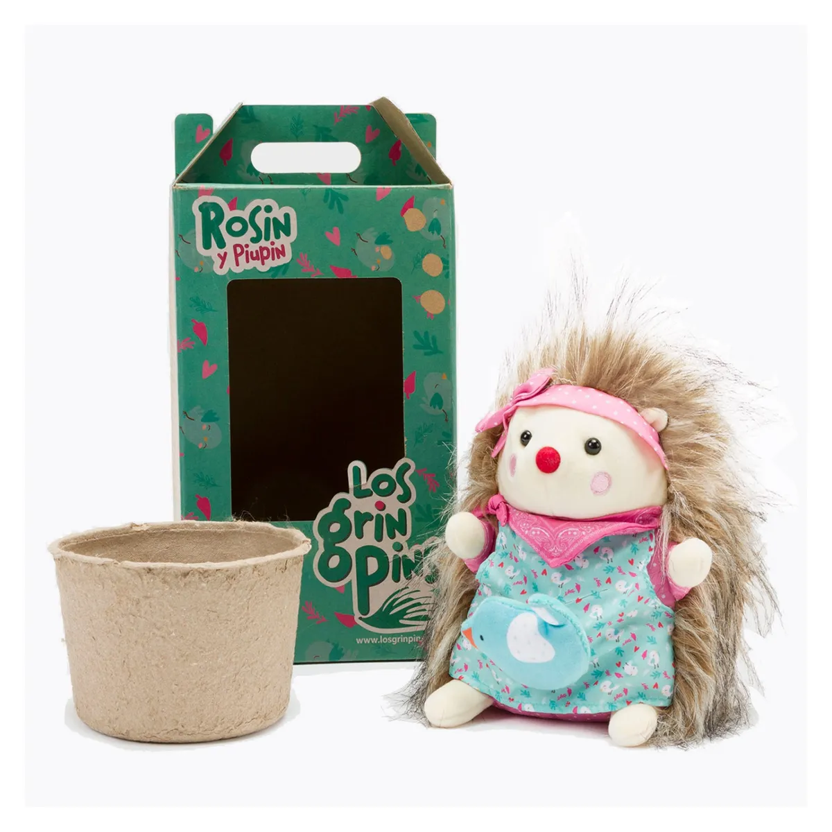 GRINPINS - Grinpins Peluche Grinpin Rosin Y Piupin 20Cms