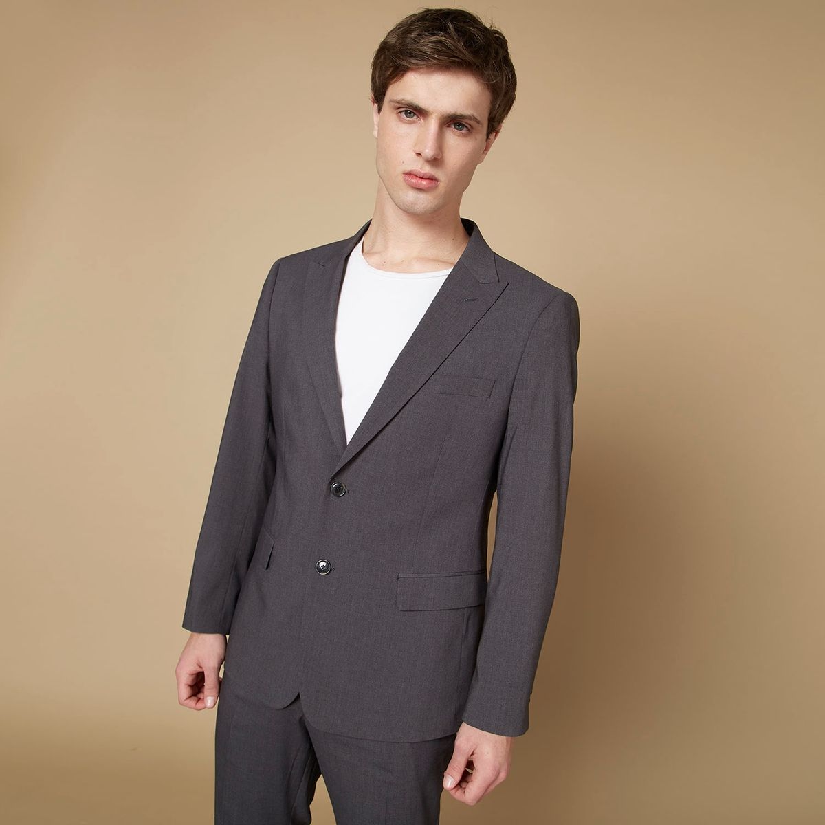 BASEMENT - Basement Chaqueta de Vestir Formal Skinny Fit Hombre