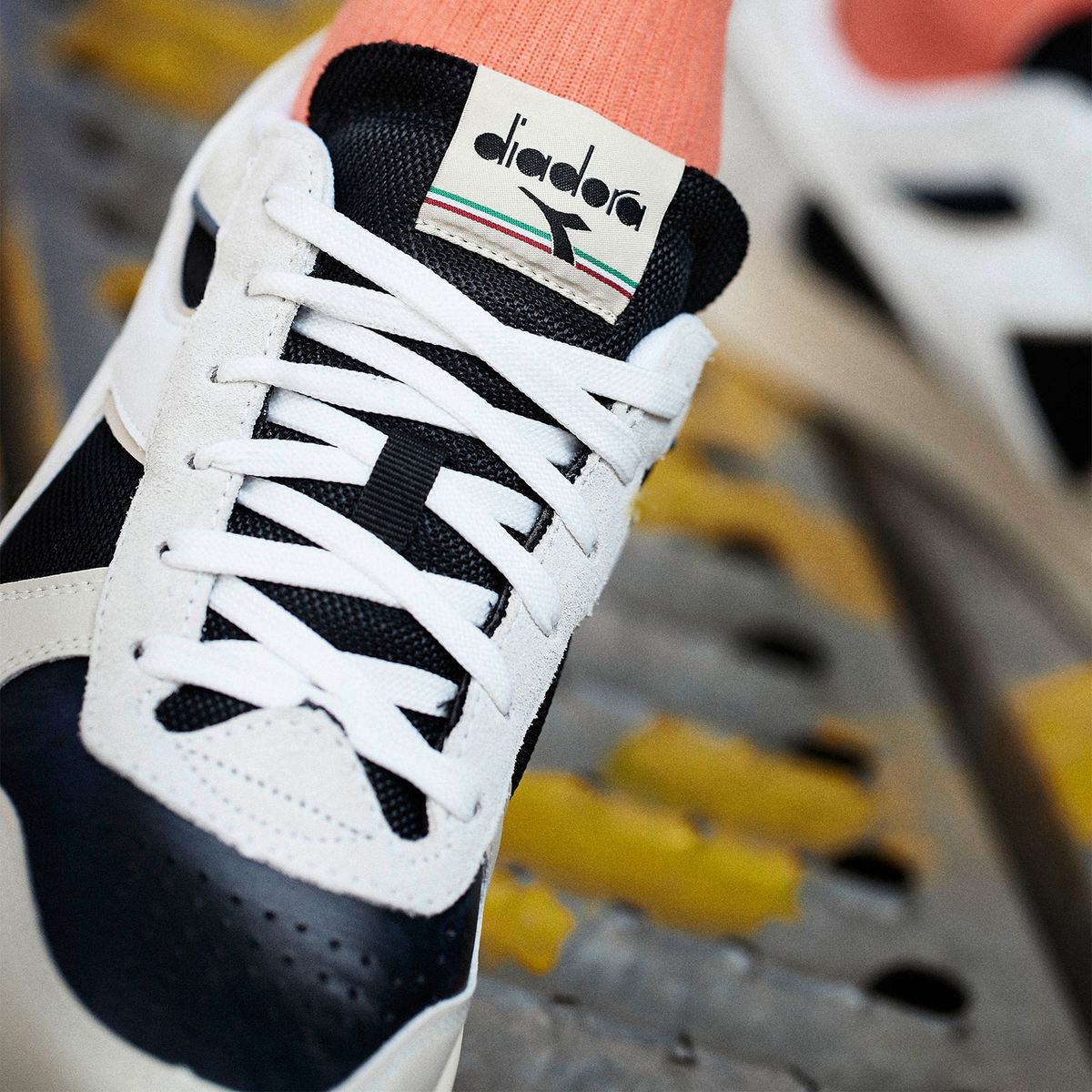 DIADORA - Zapatilla Urbana Hombre Cuero Multicolor Diadora