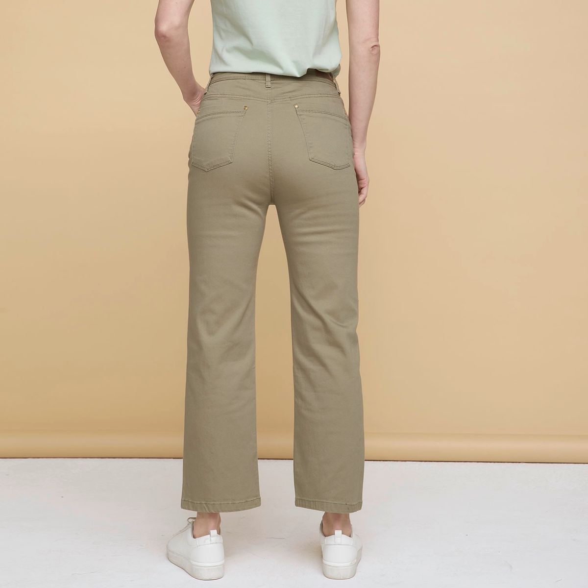 NEWPORT - Jeans Recto Tiro Alto Newport Mujer Denim Casual