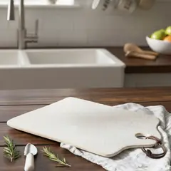 CASA CANTABRIA - Tabla Aperitivo Queso Cerámica Rectangular 34 X 25 X 1 Cm