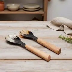 CASA CANTABRIA - Set X2 Piezas de Servir Horn