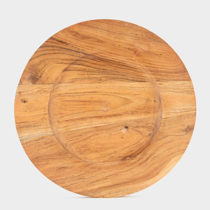 CASA CANTABRIA - Plato Base Madera Acacia Washed Casa Cantabria