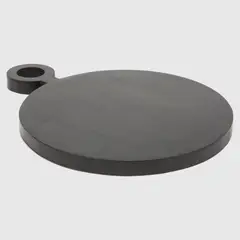 BASEMENT HOME - Fuente De Madera Redonda Negra 30 Cm
