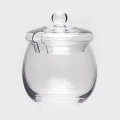 CASA CANTABRIA - Azucarero con Tapa Vidrio Clear 13 cm