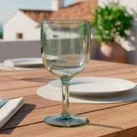 Copa Vino Acrílica Verde Lisboa