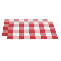 MICA - Set 2 Individuales Pvc Azul Bq. Check