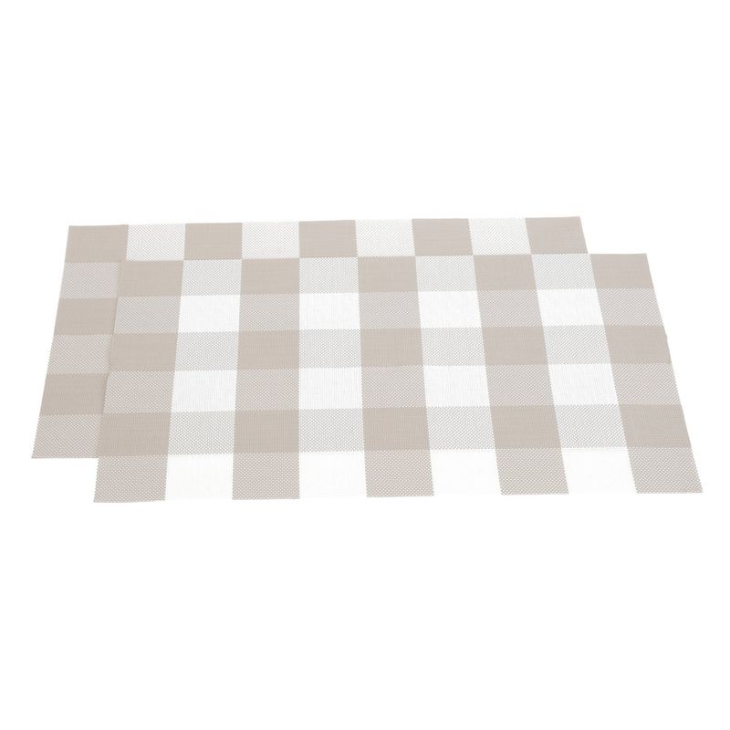 MICA - Set 2 Individuales Pvc Check Mica