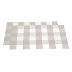 MICA - Set 2 Individuales Pvc Azul Bq. Check