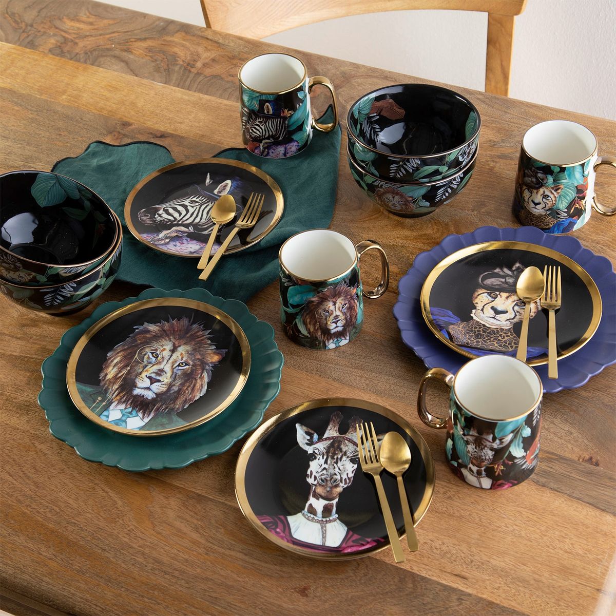 BASEMENT HOME - Plato Fondo 26Cm Azul Basement Home