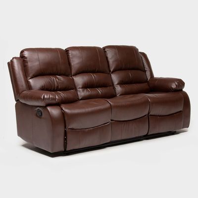 Imagen 2 del producto Berger Reclinable 3 Cuerpos Cuero Combinado Robbie