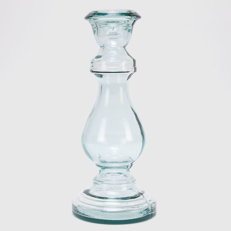 CASA CANTABRIA - Candelabro de Vidrio 40x17 Cm Casa Cantabria