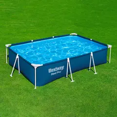 BESTWAY - Piscina Estructural Rectangular 300 X 201 X 66 Cm