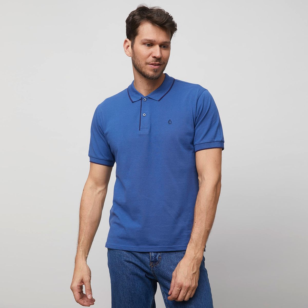NEWPORT - Newport Polera Manga Corta Algodón Hombre