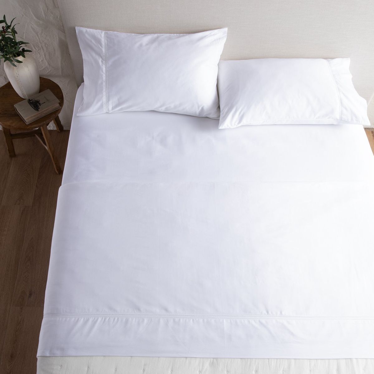 CASA CANTABRIA - Juego de Sábanas 100% Algodón 300 Hilos Casa Cantabria