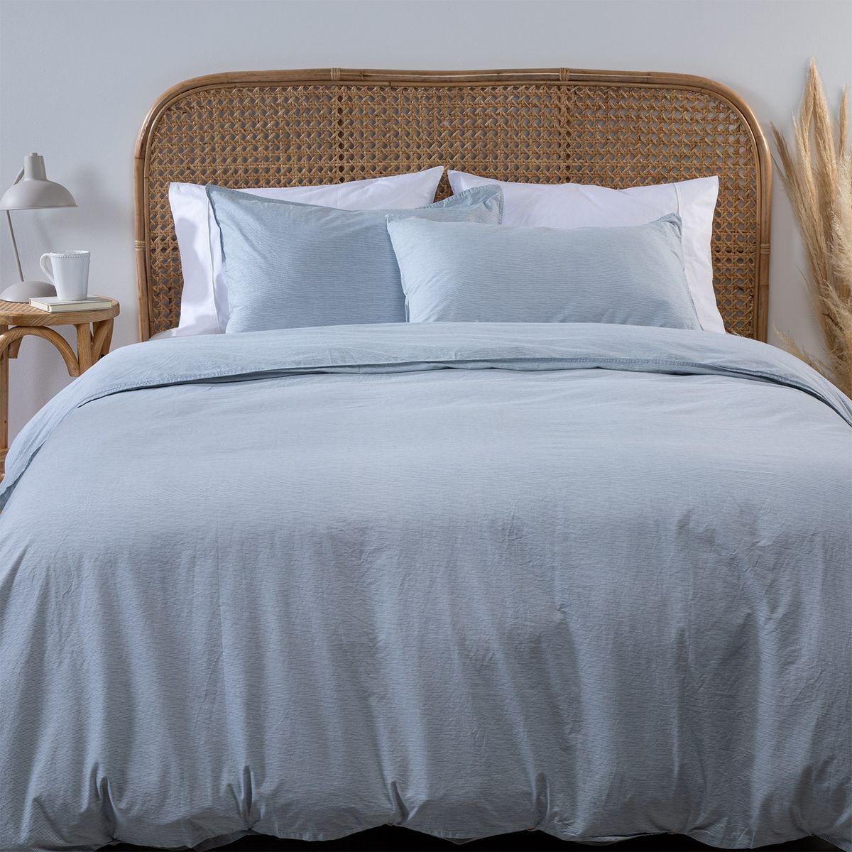 CASA CANTABRIA - Funda de Plumón Navy Azul Algodón Casa Cantabria