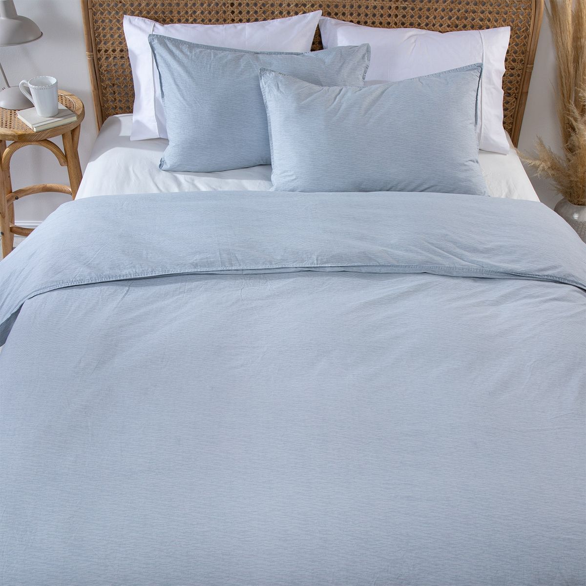 CASA CANTABRIA - Funda de Plumón Navy Azul Algodón Casa Cantabria