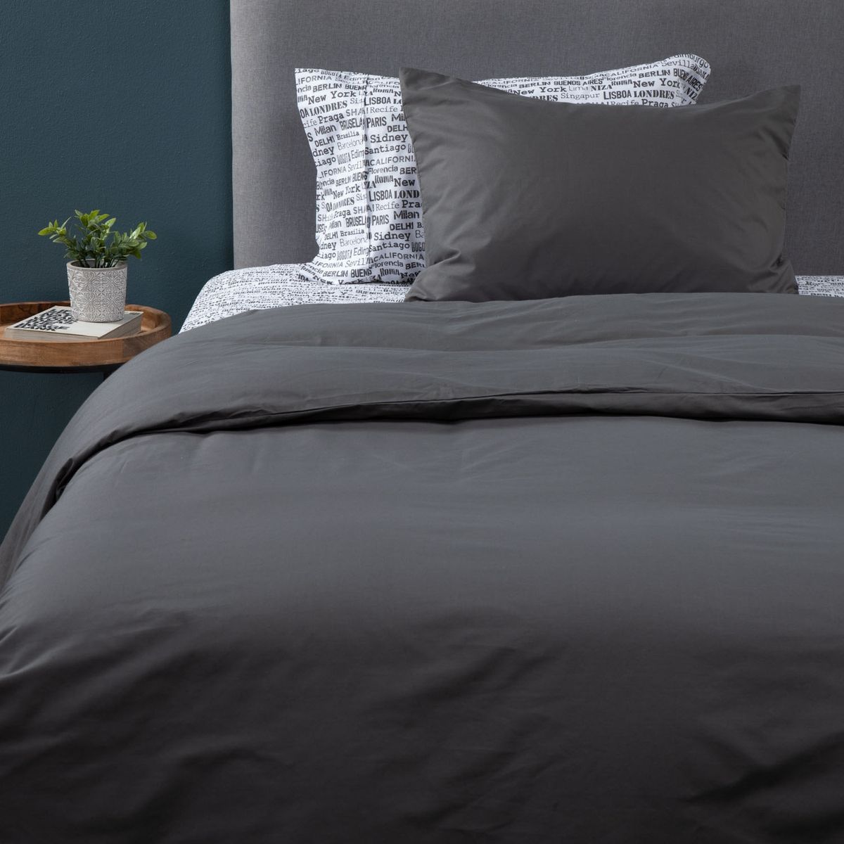 TEXTIL VIÑA - Funda de Plumón + Juego de Sábanas Ciudades