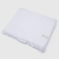 CASA CANTABRIA - Toalla Baño C/E Waffle Blanca