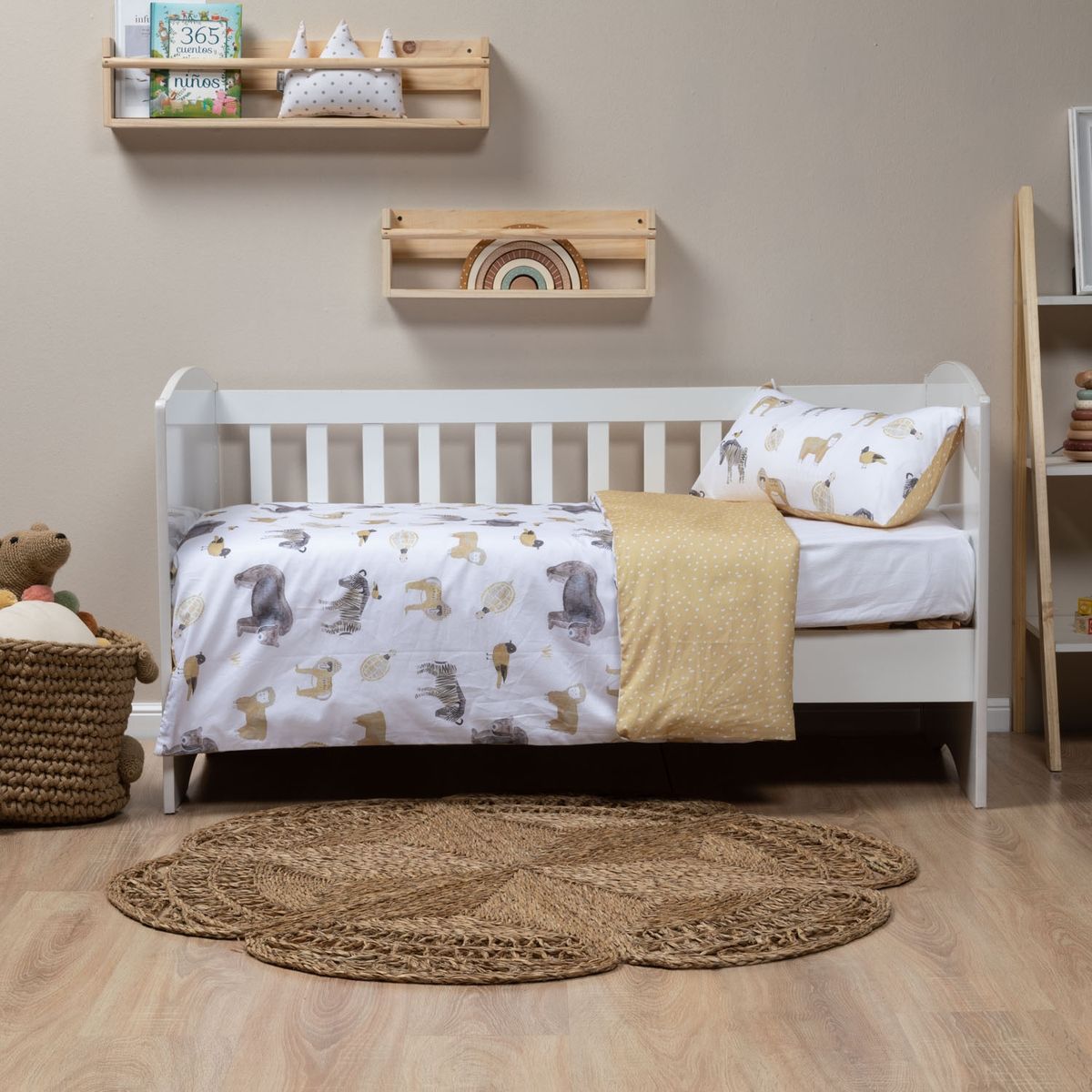 MICA KIDS - Funda de Plumón Infantil Cuna Mica Kids 180 Hilos Algodón