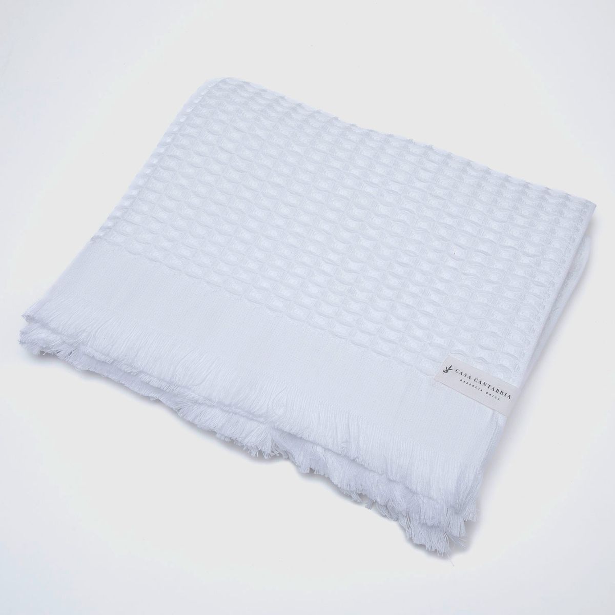 CASA CANTABRIA - Toalla De Cuerpo Y Mano Waffle 100% Algodón Casa Cantabria