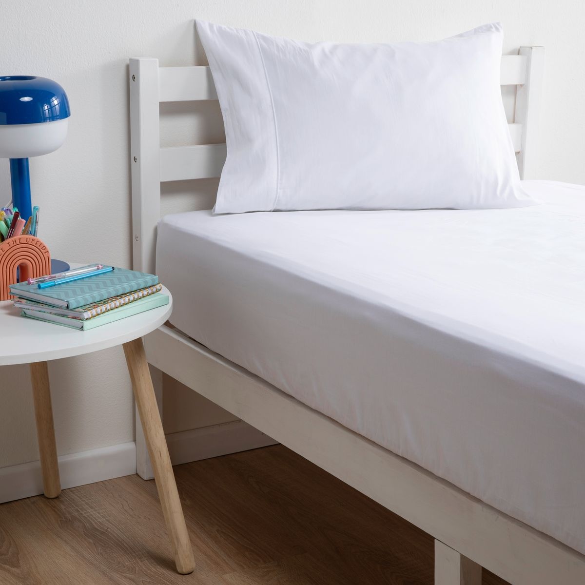 MICA KIDS - Sábana Bajera 100% Algodón 300 Hilos + Funda De Almohada Mica Kids