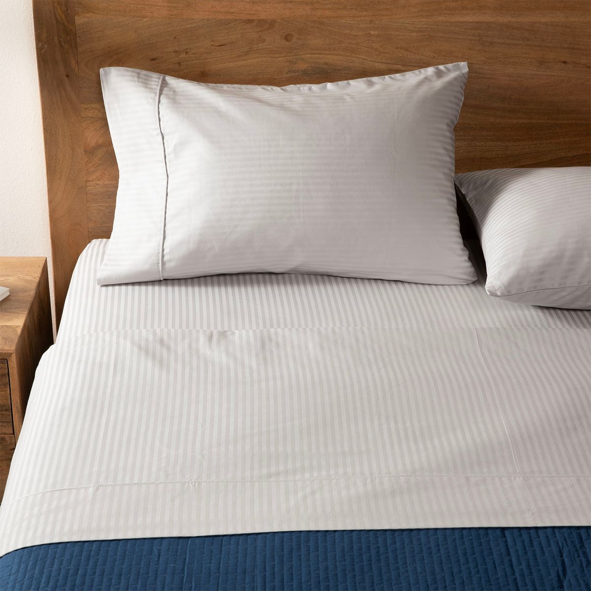 BASEMENT HOME - Juego de Sábanas Basement Home 600 Hilos Algodón Liso